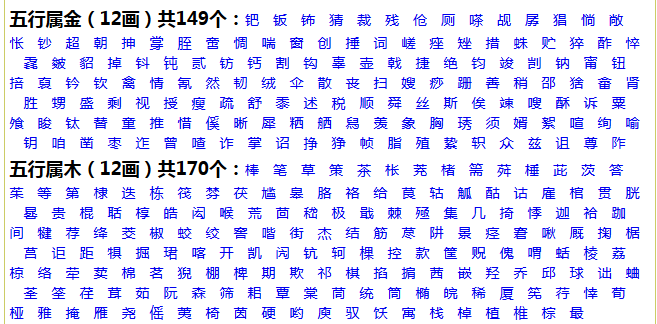 康熙字典12画的字有哪些