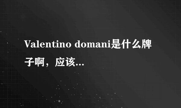 Valentino domani是什么牌子啊，应该不是华伦天奴啊