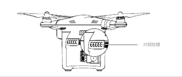 大疆精灵3标准版对频按钮在哪