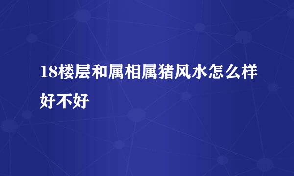 18楼层和属相属猪风水怎么样好不好