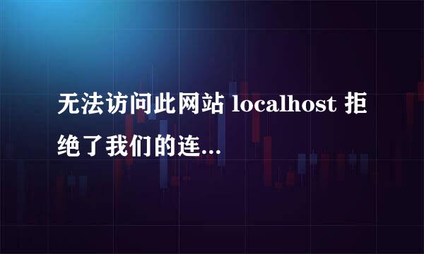 无法访问此网站 localhost 拒绝了我们的连接请求。 检查代理服务器和防火墙