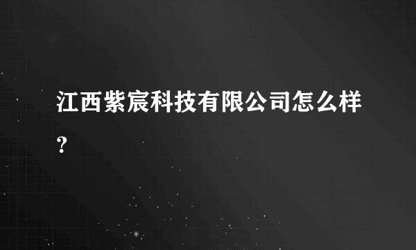 江西紫宸科技有限公司怎么样？