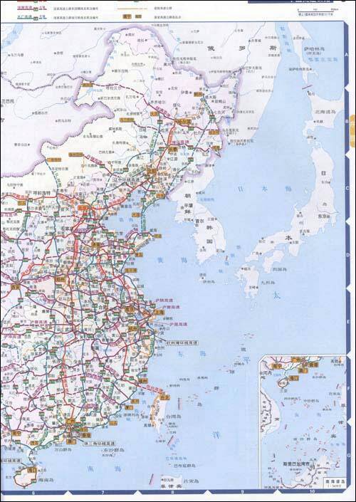 全国高速公路地图