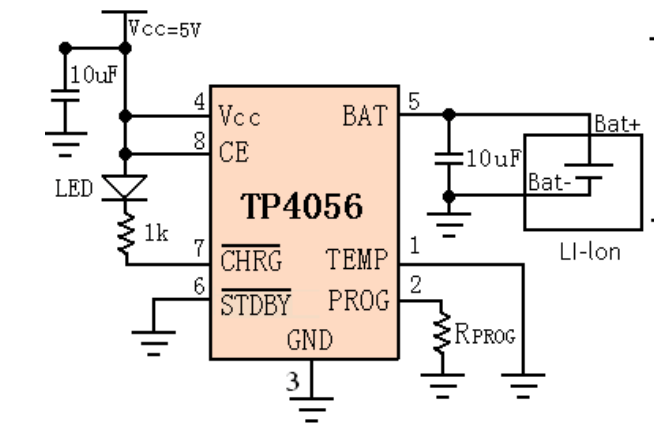 tp4056电路图怎么接？