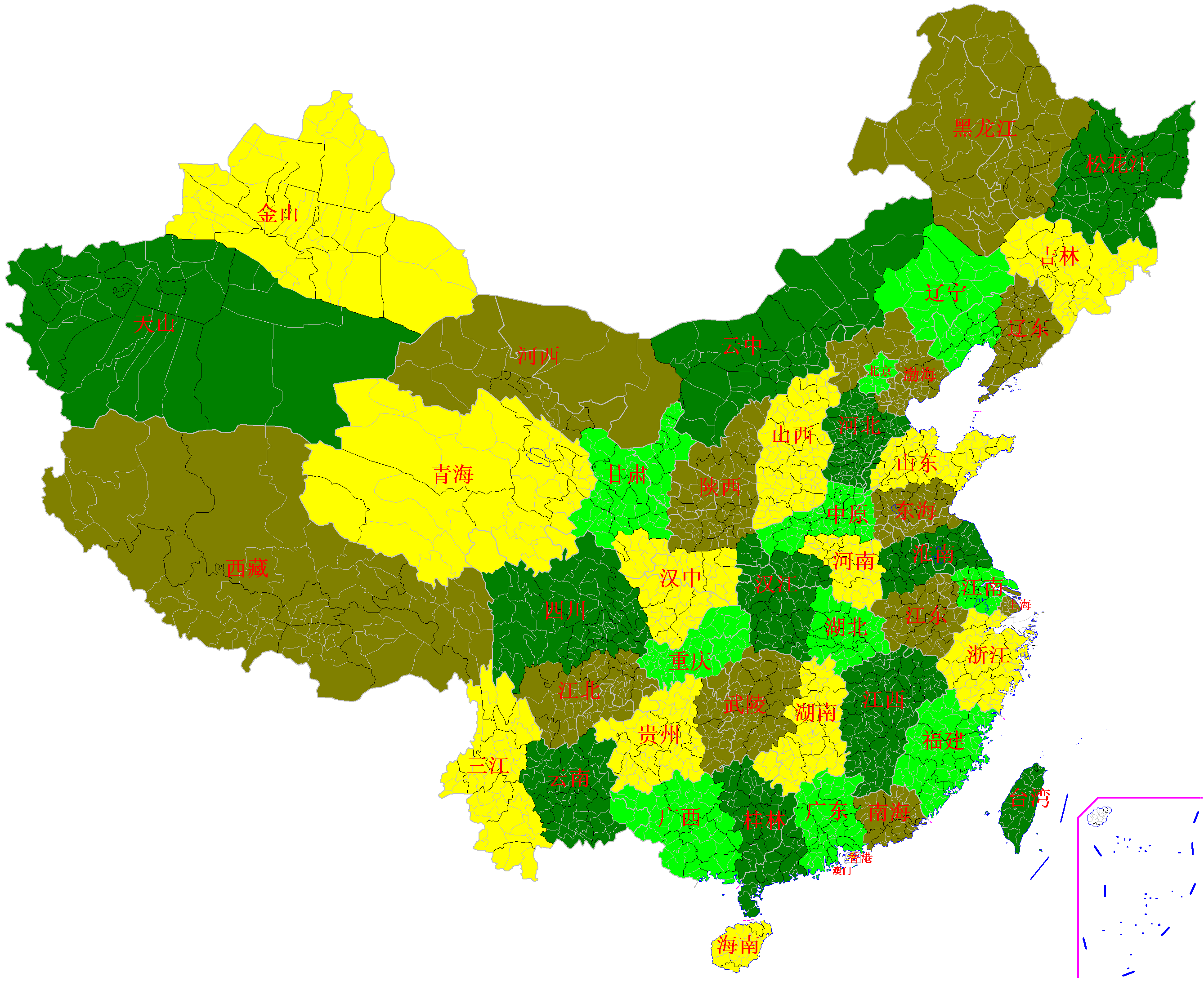 全国有多少个省市