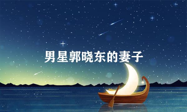 男星郭晓东的妻子