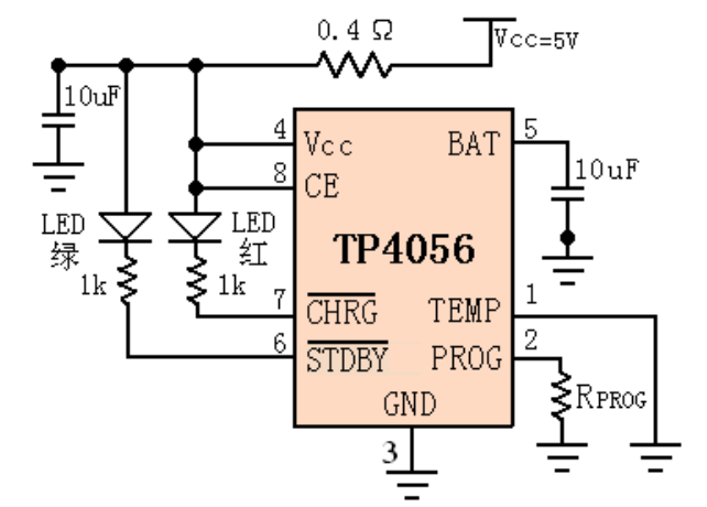 tp4056电路图怎么接？