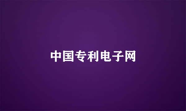 中国专利电子网