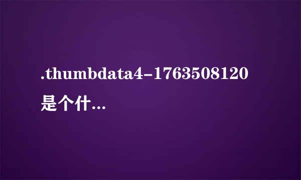 .thumbdata4-1763508120是个什么文件，怎么打开