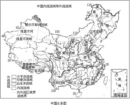 中国七大水系是哪七个？