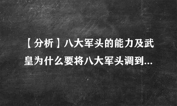 【分析】八大军头的能力及武皇为什么要将八大军头调到狄公身边