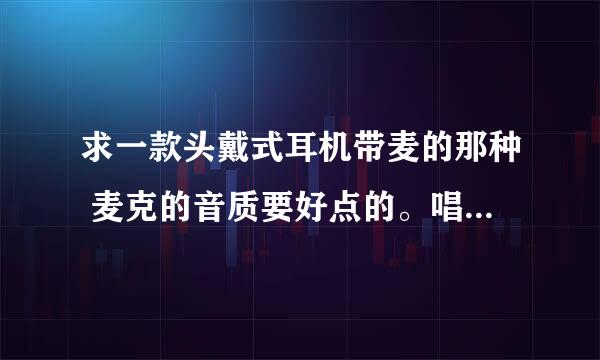 求一款头戴式耳机带麦的那种 麦克的音质要好点的。唱歌说话什么的声音不会破，喷麦神码的