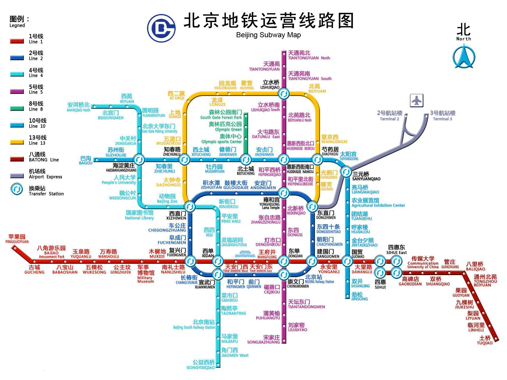 北京地铁S1线的规划