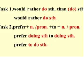 prefer doing... to doing...这个结构的例句及中文翻译！