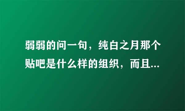 弱弱的问一句，纯白之月那个贴吧是什么样的组织，而且他们为什么要说夏达殿抄袭啊什么的