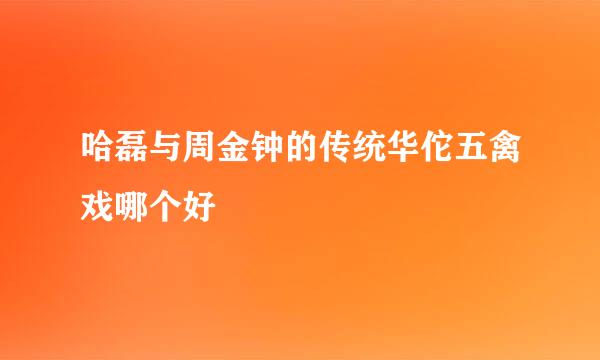 哈磊与周金钟的传统华佗五禽戏哪个好