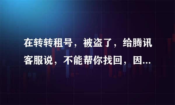 在转转租号，被盗了，给腾讯客服说，不能帮你找回，因为微信条款和协议不允许这样，所以不管找回密码怎办