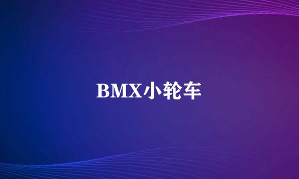 BMX小轮车