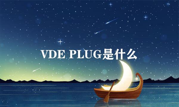 VDE PLUG是什么