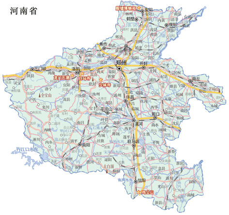 河南省所有地级市，市辖区县级市与县具体名称