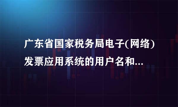 广东省国家税务局电子(网络)发票应用系统的用户名和密码是什么