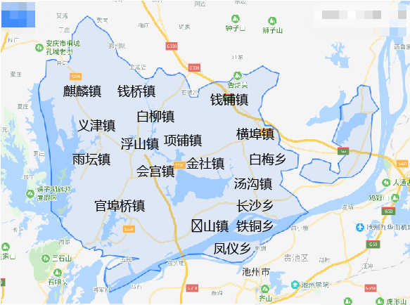 安庆市枞阳县有那几个镇