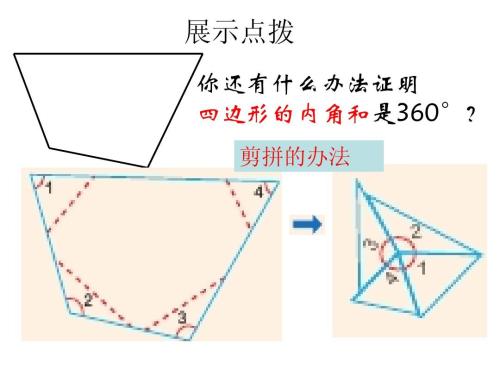 四边形的内角和等于多少度