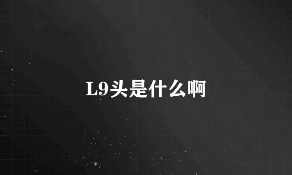 L9头是什么啊