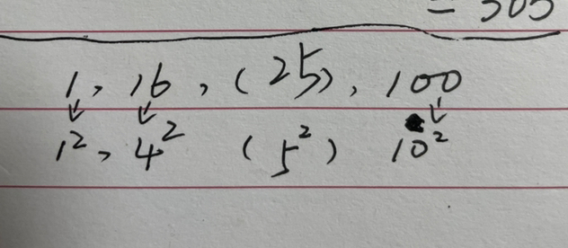 1,16,(),100找规律,答案是什么？