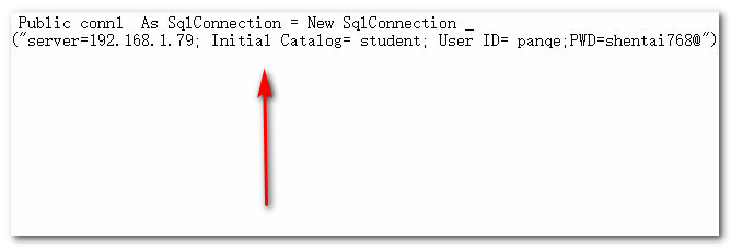 VB连接SQL