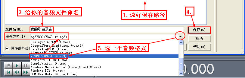 coolpro2无法选择保存格式