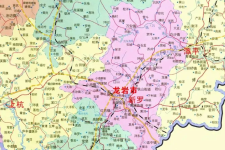 福建龙岩属于哪个市？