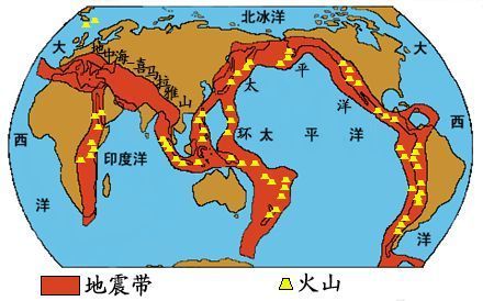 环太平洋火山，地震带位于哪些板块交界处？