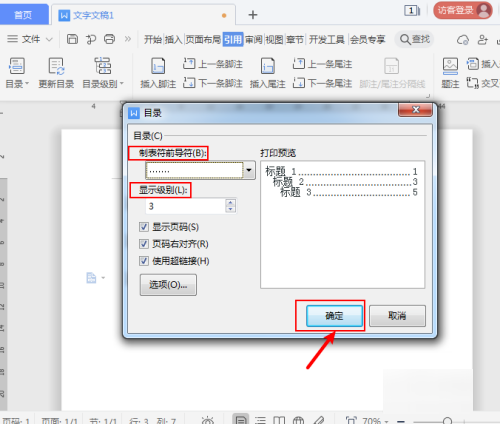 目录格式怎么设置