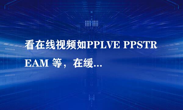 看在线视频如PPLVE PPSTREAM 等，在缓冲的时候电脑挂了。