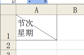 excel表格中间如何加斜线然后输入文字？