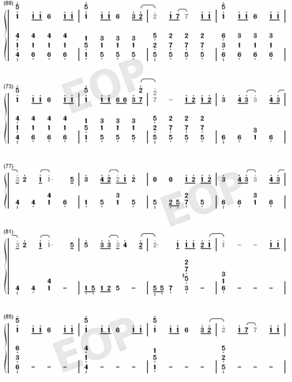 下坠falling数字简谱代艺续地阳选我年一朝怕