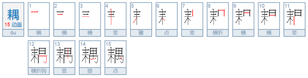 耦的意思，耦怎么读