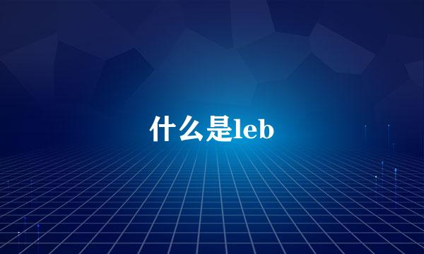 什么是leb