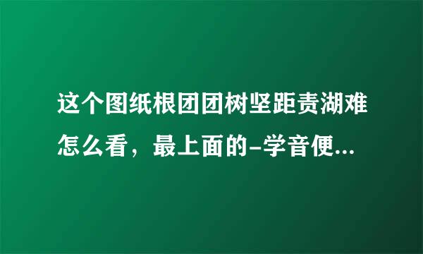 这个图纸根团团树坚距责湖难怎么看，最上面的-学音便安后低0.500是什么意思，下面的1400是什么意思。