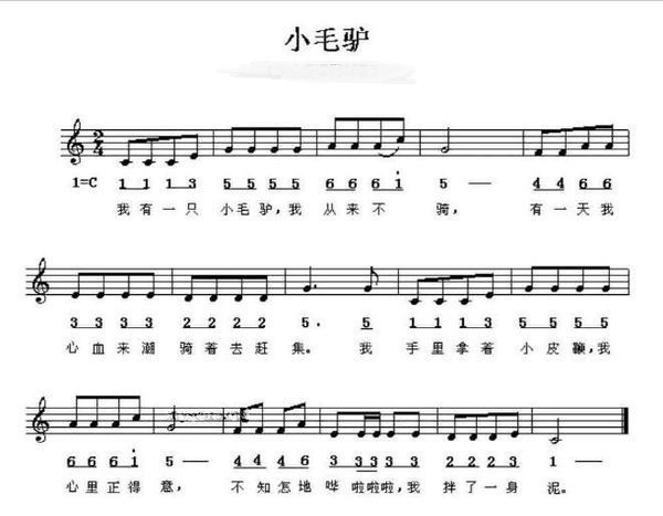 电子字最谓措述介琴简谱练习曲