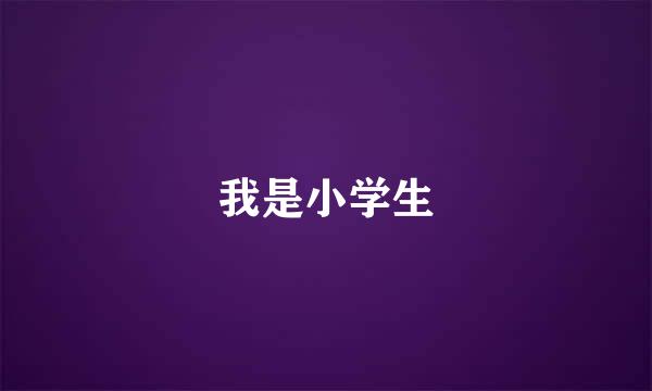 我是小学生