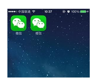 苹果手低干危众机怎么双开微信啊…
