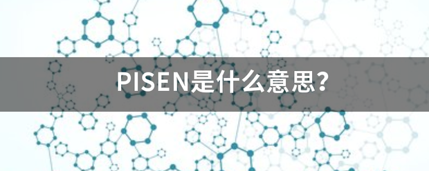 PISEN是什么意思？