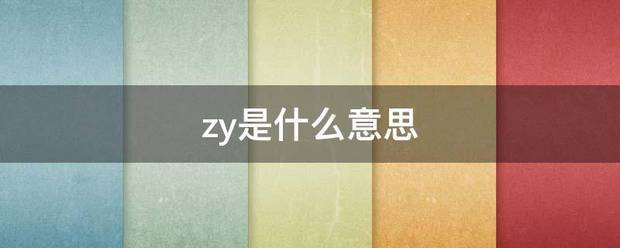 zy是什么意思