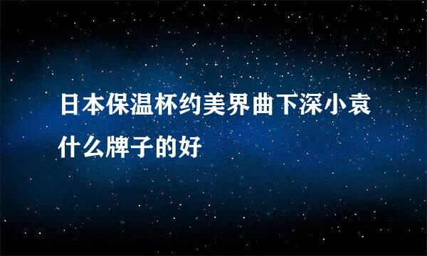 日本保温杯约美界曲下深小袁什么牌子的好