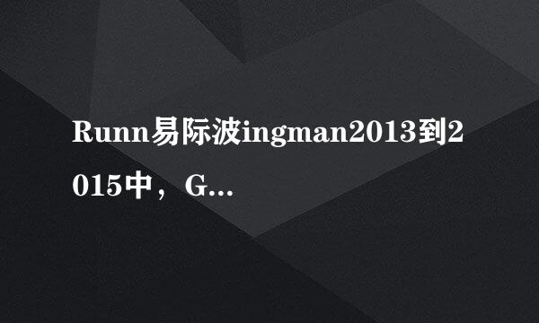 Runn易际波ingman2013到2015中，Gary单独撕名牌最后获胜有哪几期？？