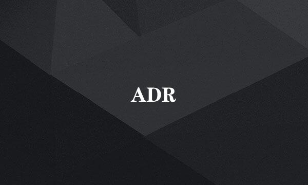 ADR