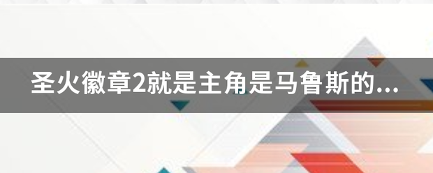 圣火徽章2就是主角是马鲁斯的那个里边的武器有什么作用？