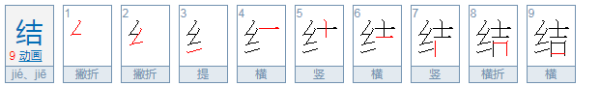 结的多音字组词